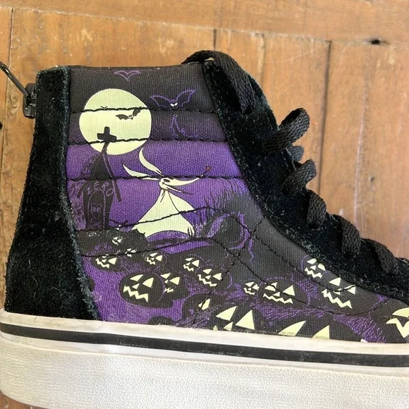 Vans Disney nightmare before Christmas glow in the dark high tops - Picture 5 of 15